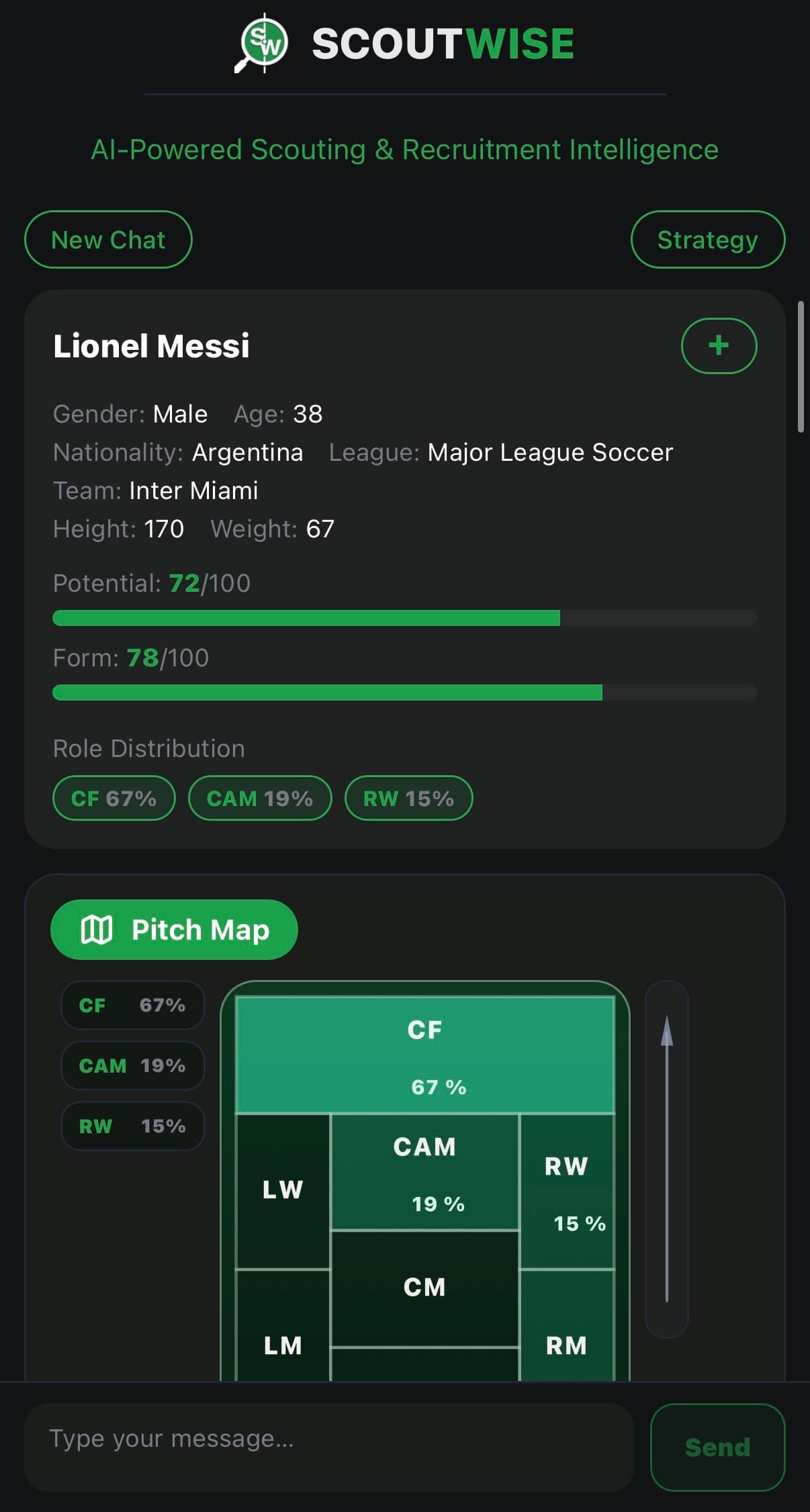 Stats screen 1